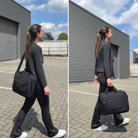 Act Connectivity Suburb Umhängetasche für Laptops bis zu 15,6 Laptoptasche (schwarz)