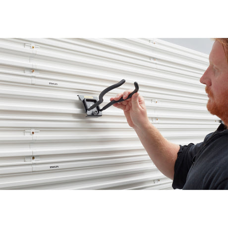 Stanley Track Wall – Haken für Gartengerätehalter (schwarz)
