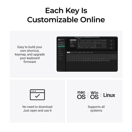 Keychron k10 max-h13 rgb mechanisch toetsenbord (zwart, us lay-out (qwerty), apex brown, 100%, rgb leds, osa double-shot pbt, hot swap, usb-c | 2.4 ghz | bluetooth 5.1)