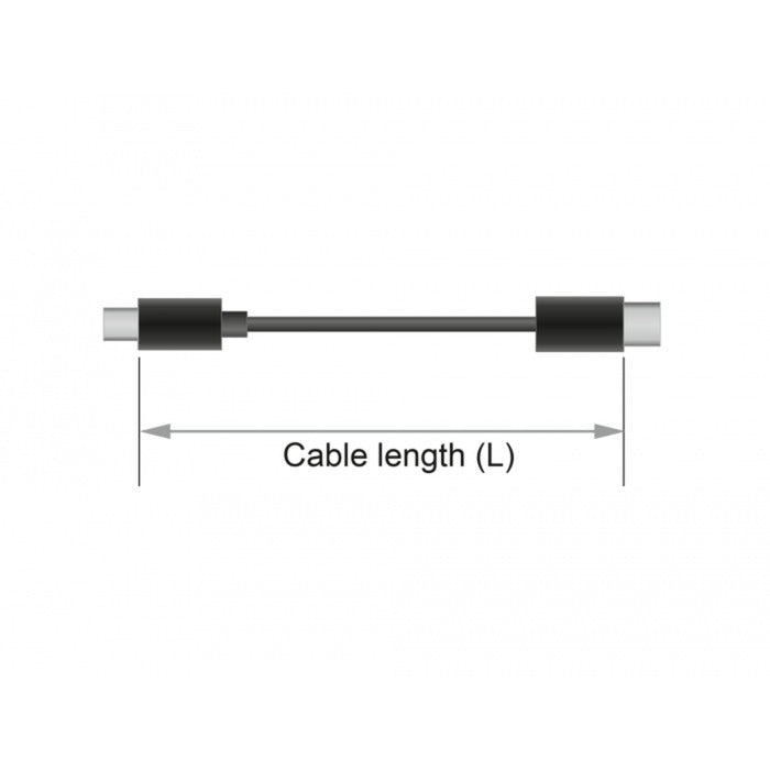 Delock Magnetic USB -Daten und Ladekabel für Mikroset