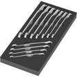 Wera 9733 Schaumstoffeinlage mit 6001 Jokerschalter-Set 1, 11-teiliger Schraubenschlüssel (schwarzgrau)