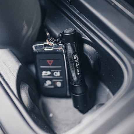 Ledlenser Schlüsseltaschenlampe p3 (schwarz, 130 lm, 6000-7500k)