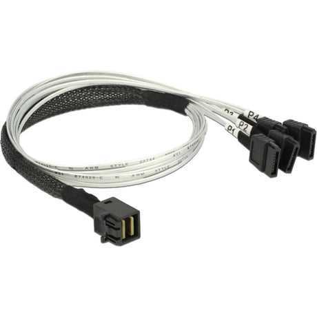 Delock Cable Mini SAS HD SFF-8643> 4 x SATA 7 PIN, 0,5 m