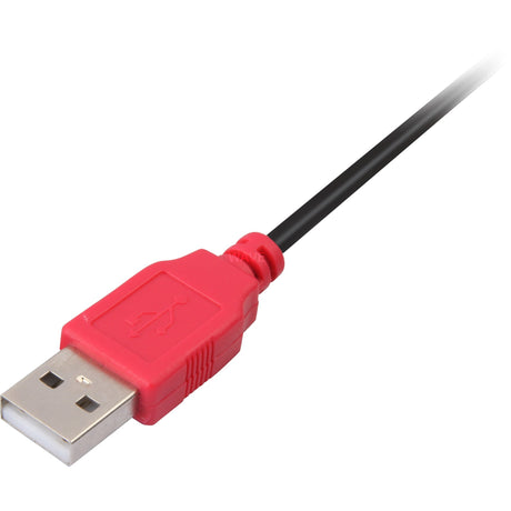 Delock 2x USB-A 2.0 Stecker > USB Mini 5-Pin Splitterkabel (schwarz rot, 1 Meter)