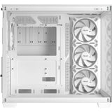 Asus a32 plus midi tower behuizing (wit | 2x usb-a | 1x usb-c | rgb | tempered glass)