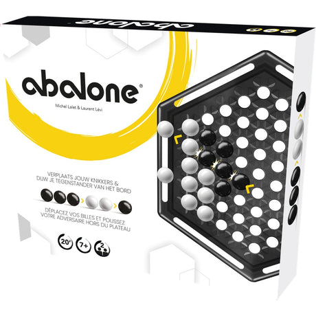 Asmodee Abalone-Brettspiel (Französisch Niederländisch, 2 Spieler, 20 Minuten, ab 7 Jahren)