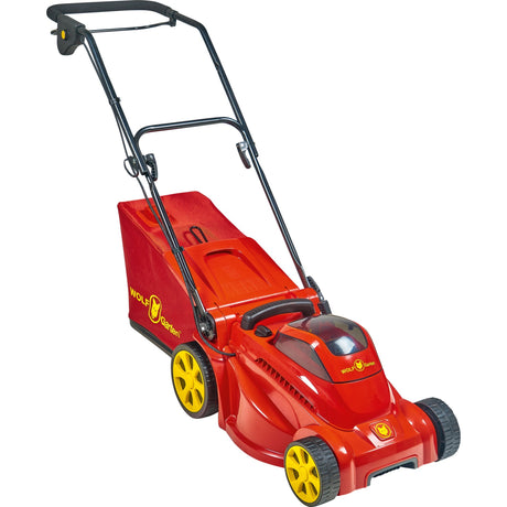 Wolf-garten Lycos 40 370 m 40 Li-Ion Power Akku-Rasenmäher (rot, Akku im Lieferumfang enthalten)