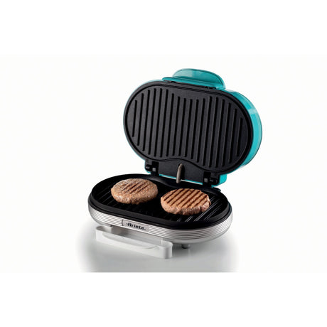 Ariete Party Time Hamburger Maker 0205 01 elektrische Grillplatte (hellblau weiß)