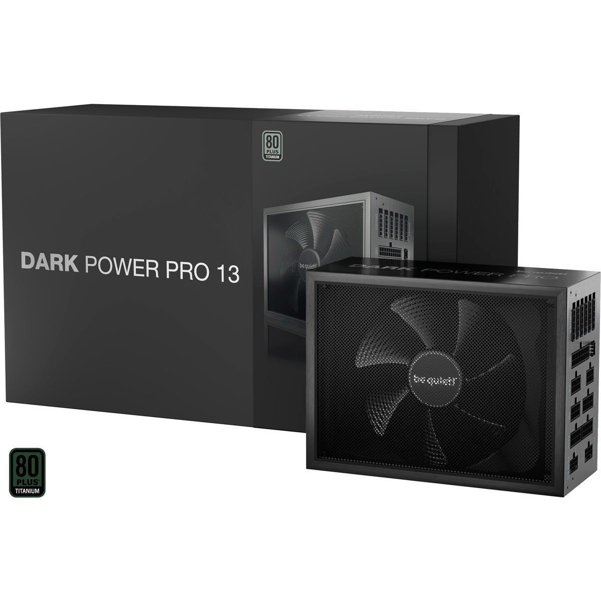 Ruhig sein! Dark Power Pro 13 modulares 1600-Watt-Netzteil (schwarz, 2x 12V-2x6, 6x PCIe)