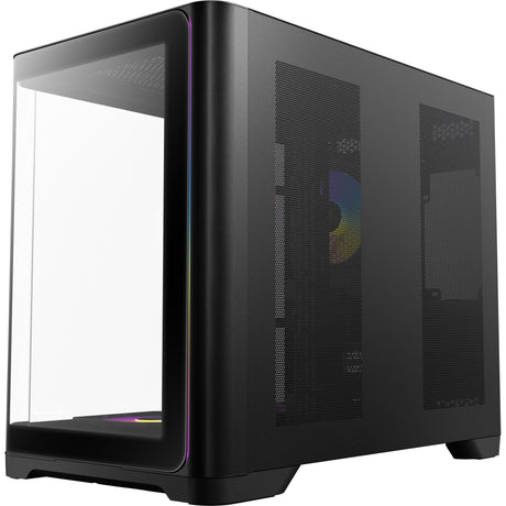 Antec C5 Curve Argb Midi-Tower-Gehäuse (schwarz | 2x USB-A | 1x USB-C | gehärtetes Glas)