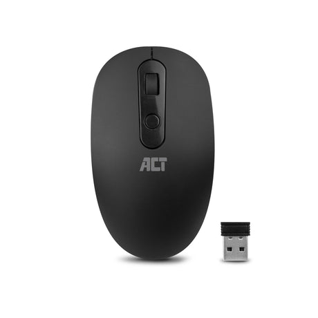 Act Connectivity AC5110 kabellose Maus 1200 dpi (schwarz, 1200 dpi | für Links- und Rechtshänder)