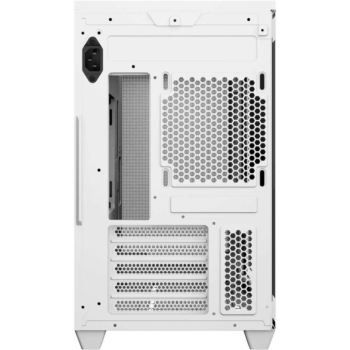 Aerocool Stormfront Mini Mini-Tower-Gehäuse (weiß | 2x USB-A | 1x USB-C | Fenster)
