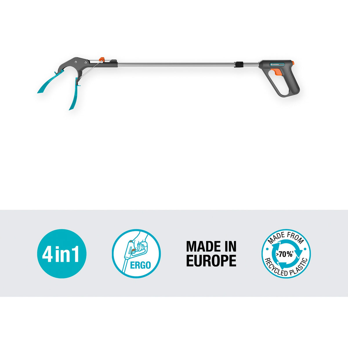 Gardena Greifer 4-in-1 (Grau-Türkis)