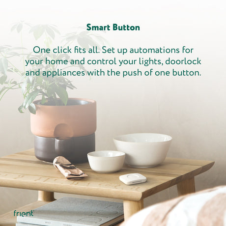 Frient Smart Button Button (weiß, Zigbee 3.0)