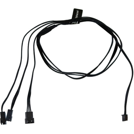 Alphacool digitales RGB-LED-Y-Kabel 3-Wege mit JST-Stecker (schwarz, 60 cm)