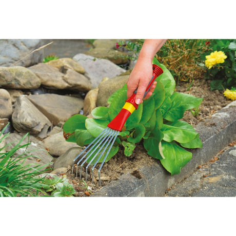Wolf-garten ld-2k Laubharke Handrechen (rot gelb)