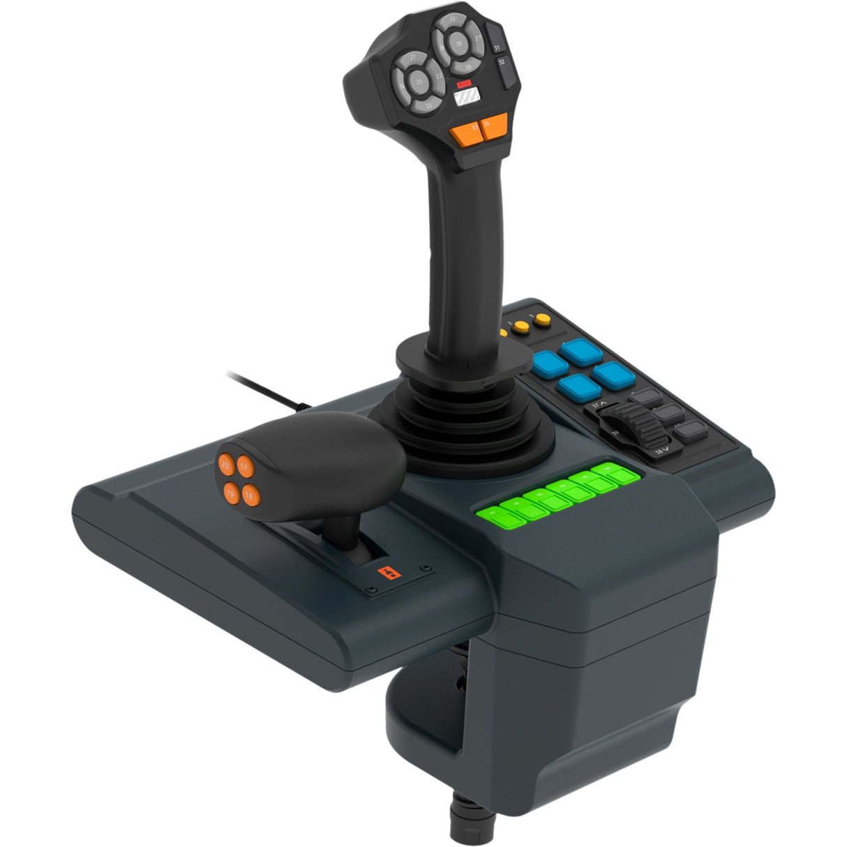 Hori Landwirtschaftsfahrzeug-Steuerungssystem-Simulator-Set (schwarz)