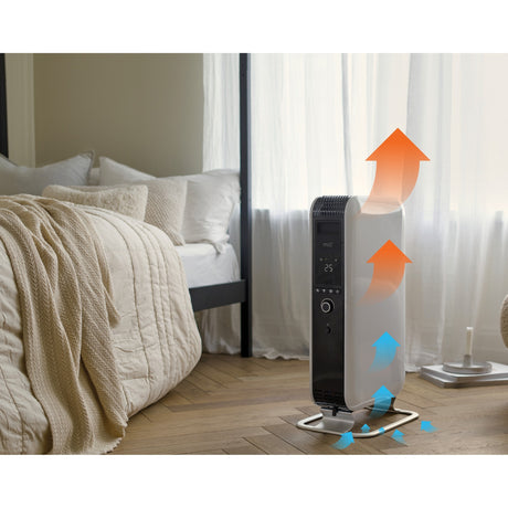 Mill Sanftluft-WLAN-Ölkühler Oil2000wifi3 schwarz (weiß schwarz, 2000 W)