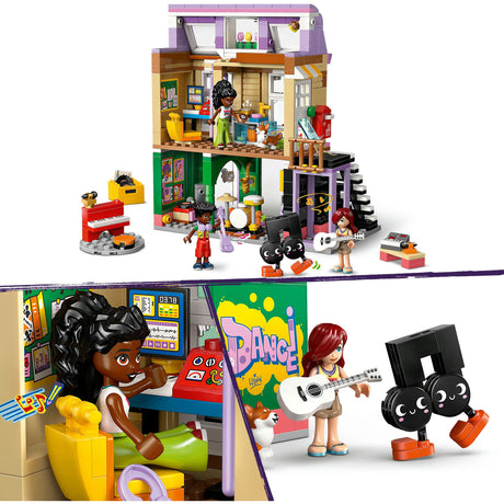 Lego Friends Musikladen und Wohnbausatz für Kinder – 42653