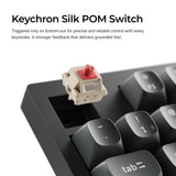 Keychron v5 ultra 8k wireless custom mechanical keyboard (zwart, us lay-out (qwerty), silk pom brown, 96%, rgb, hot swap, 2.4 ghz | bluetooth 5.3 | usb-c)