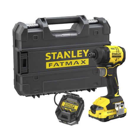 Stanley Fatmax V20 18V Schlagschrauber (schwarz gelb, Akku und Ladegerät inklusive, mit Koffer)