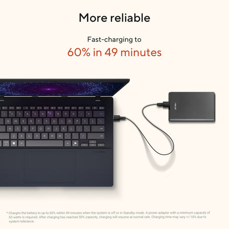 Asus vivobook 14 m1407ga-ly012w 14 Copilot+ Laptop (Silber | Ryzen AI 7 445 | Radeon 840m | 16 GB | 512 GD SSD)