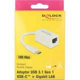 Delock Superspeed USB-C (USB 3.1 Gen 1) Männlich> Gigabit LA