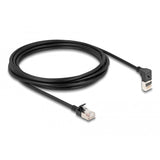 Delock RJ45 Network Cable Cat.6a S ftp Slim 90 ° nach oben a