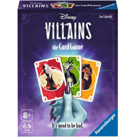 Ravensburger Disney Bösewichte Kartenspiel (Niederländisch, 3 - 6 Spieler, 15 Minuten, ab 8 Jahren)