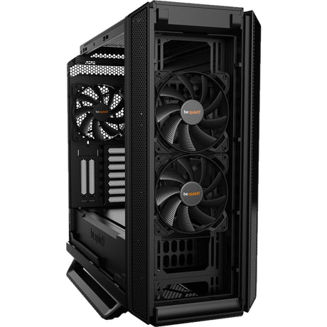 Ruhig sein! Silent Base 802 Window Midi-Tower-Gehäuse (schwarz | 2x USB-A | 1x USB-C | Fenster)
