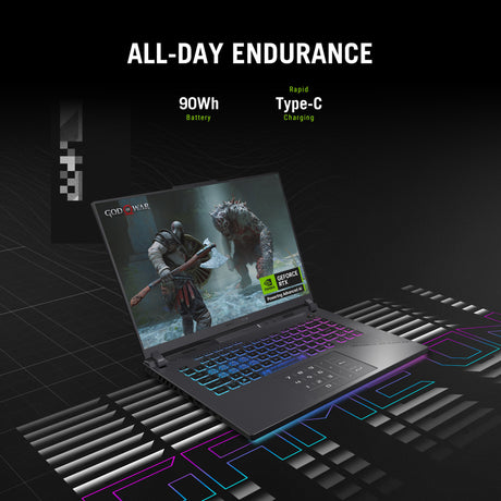 Asus ROG Strix G16 G614PW-RV006W 16 Gaming-Laptop (Grau | R9 8940HX | RTX 5080 | 16 GB | 1 TB SSD)