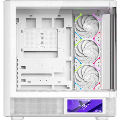 Xyz PC Gear Quantum Pro Midi-Tower-Gehäuse (weiß | Fenster)