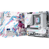 Maxsun ms-icraft b860m cross socket 1851 moederbord (wit, raid, 5 gb-lan, wlan, bt, sound, µatx)