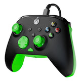 Turtle Beach Rematch Core Wired Controller (Schwarz Grün, Xbox Series X|S, Xbox One, PC)