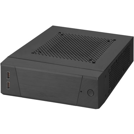 Silverstone sst-ml10b htpc-gehäuse (schwarz | 2x usb-a)