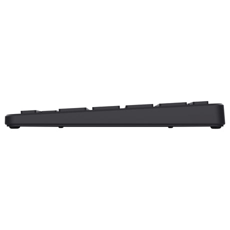 Trust Nado II Bluetooth-Tastatur (schwarz, US-Layout (QWERTZ), Scherenschalter, 80 % (TKL), Bluetooth)