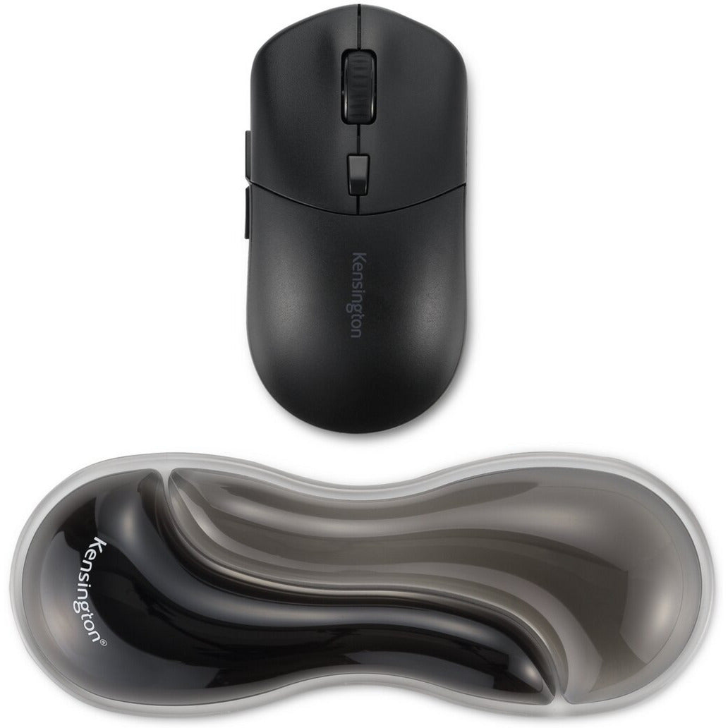 Kensington Slim Duo Gel-Maus-Trackball-Handgelenkauflage (Grau-Schwarz)