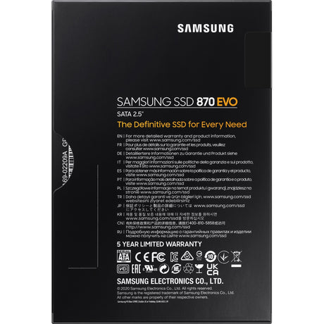 Samsung 870 Evo, 500 GB