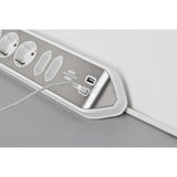 Brennenstuhl Brennenstuhl Estilo Hoekstopcontact 4-fach mit USB-Ladefunktion