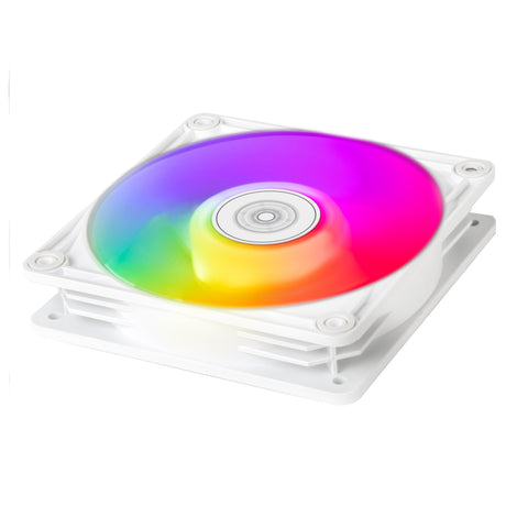 Silverstone Vista 120 ArGB Gehäuselüfter (weiß, 120 x 120 x 25 mm, PWM)