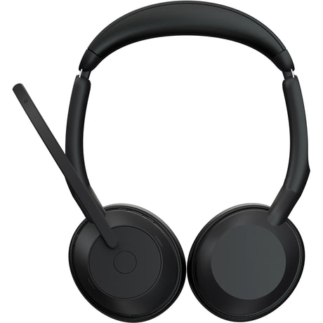 Jabra evolution2 55, inkl. Ladestation für On-Ear-Headset (schwarz, Stereo, UC, USB-C, Link380c)