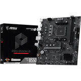 Msi pro b550m-b socket am4 moederbord (zwart, raid, gb-lan, sound, µatx)