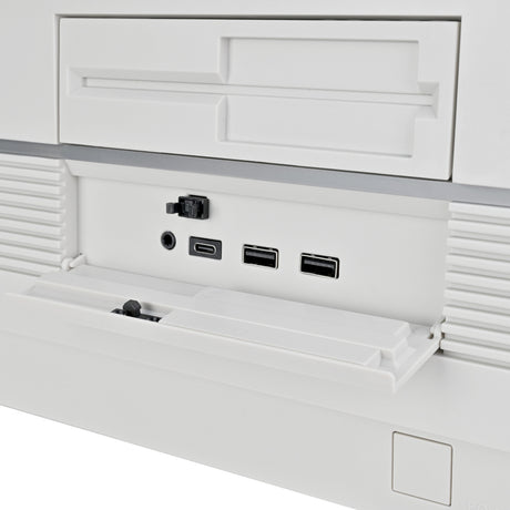 Silverstone FLP01 HTPC-Gehäuse (Creme | 2x USB-A | 1x USB-C)