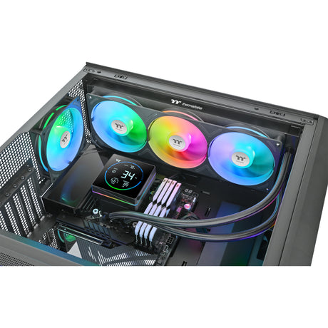 Thermaltake TH360-S V3 ARGB Sync AIO Flüssigkeitskühler Wasserkühlung (Schwarz)