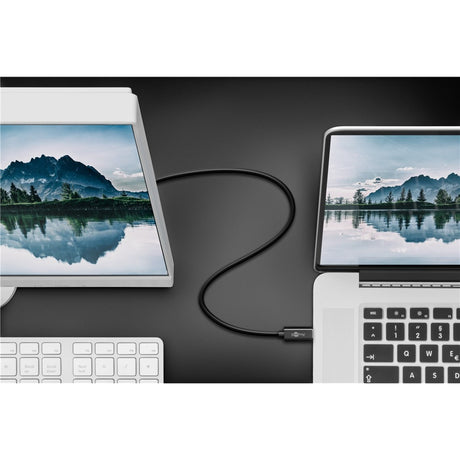 Goobay USB-C-auf-VGA-Adapterkabel (schwarz, 1,8 Meter)