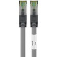 Goobay Netzwerkkabel Kat.8.1 S FTP (grau, 3 Meter)