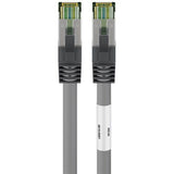 Goobay Netzwerkkabel Kat.8.1 S FTP (grau, 3 Meter)