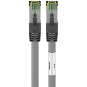 Goobay Netzwerkkabel Kat.8.1 S FTP (grau, 3 Meter)