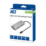 Act-Konnektivität USB-C 4K 8K 60Hz Dockingstation