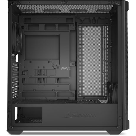Sharkoon AK4 RGB Strip Midi-Tower-Gehäuse (schwarz | 2x USB-A | 1x USB-C | RGB)